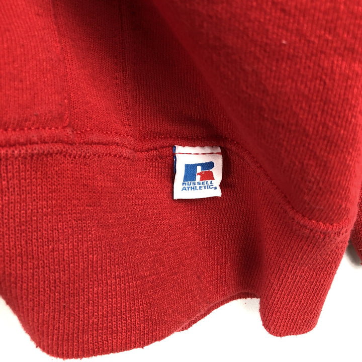 90'S Russell NFL Kansas City Chiefs Sweatshirt Pullover Hoodie, Men's Size L (approx.), Vintage cotton red type Vintage Second Hand