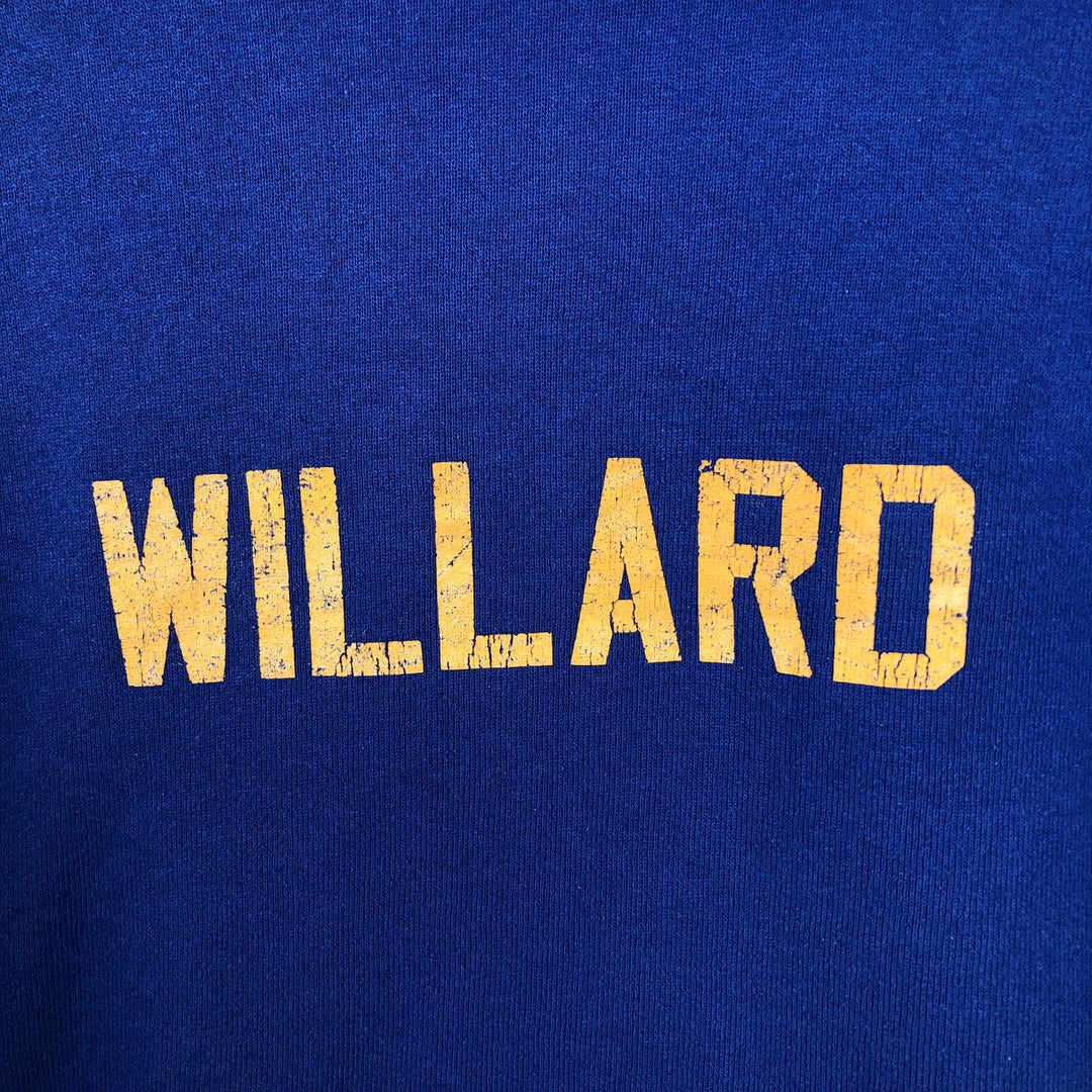Russell sweatshirt pullover hoodie, men's size XL cotton blue type Vintage Second Hand