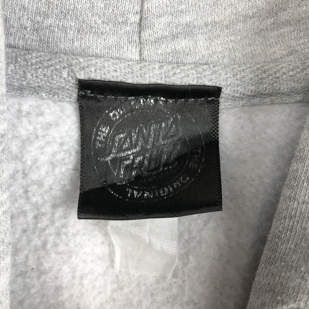 SANTA CRUZ Sweat Pullover Hoodie Men's Size L cotton gray type Vintage Second Hand
