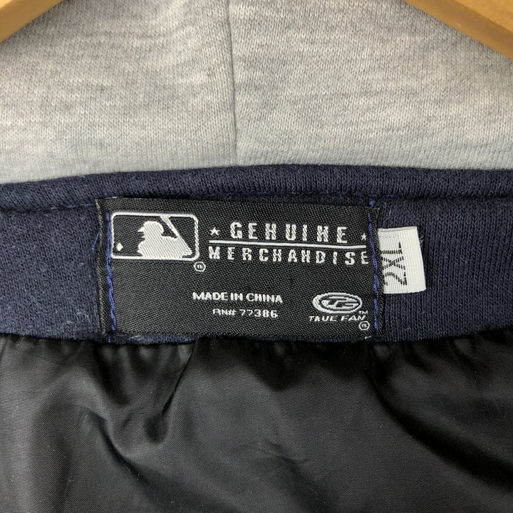MLB New York Yankees Hooded Varsity Jacket Award Jacket Made in China Men's XXL Equivalent unclear navy blue type Vintage Second Hand