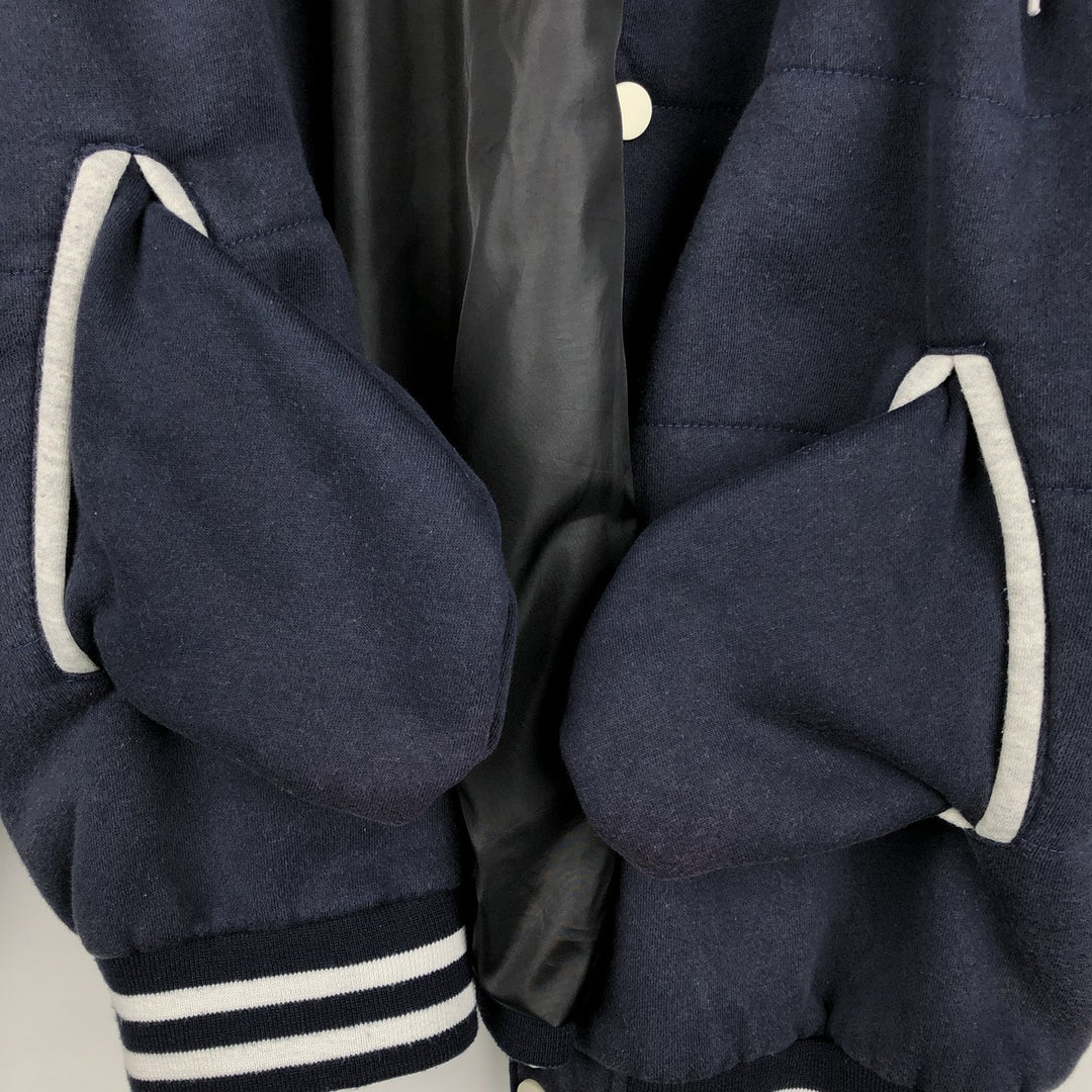 MLB New York Yankees Hooded Varsity Jacket Award Jacket Made in China Men's XXL Equivalent unclear navy blue type Vintage Second Hand