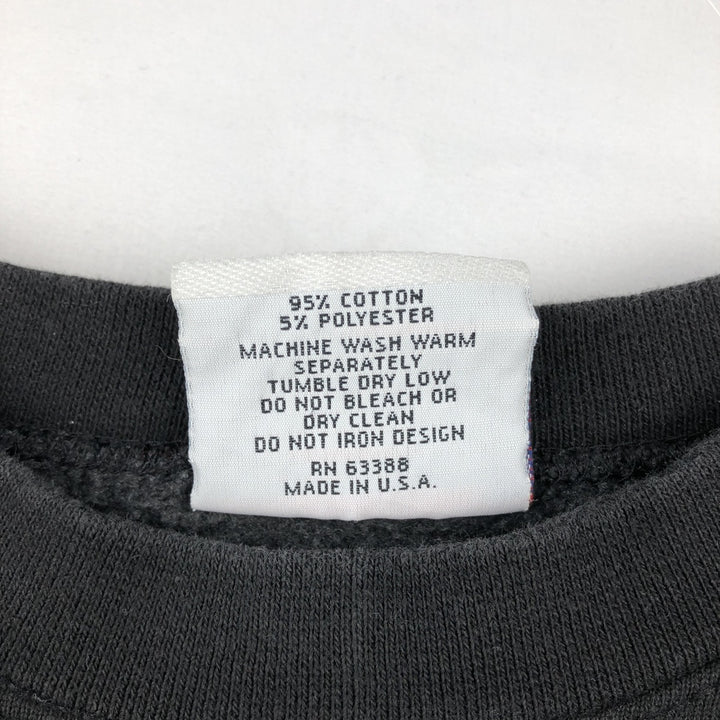 90'S LOGO ATHLETIC SUPER BOWL XXIX Super Bowl Sweatshirt, Made in USA, Men's Size L (Equivalent), Vintage cotton black type Vintage Second Hand