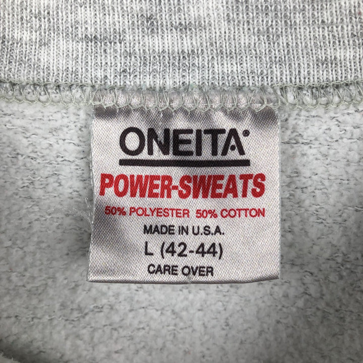 90'S ONITA Atlanta Olympics 1996 Print Sweatshirt, Made in USA, Men's Size L (approx.), Vintage polyester gray type Vintage Second Hand