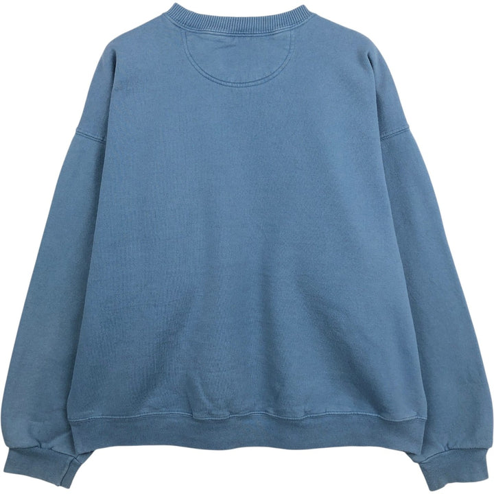 90'S Starter HEAVYWEIGHT One-Point Logo Sweatshirt, Men's Size L (Equivalent), Vintage unclear Blue type light blue Vintage Second Hand