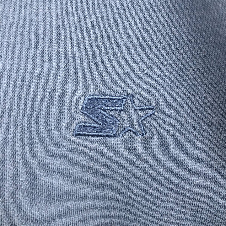 90'S Starter HEAVYWEIGHT One-Point Logo Sweatshirt, Men's Size L (Equivalent), Vintage unclear Blue type light blue Vintage Second Hand