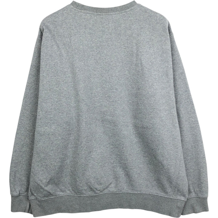 Nike logo sweatshirt, sweatshirt, men's size XL cotton gray type Vintage Second Hand