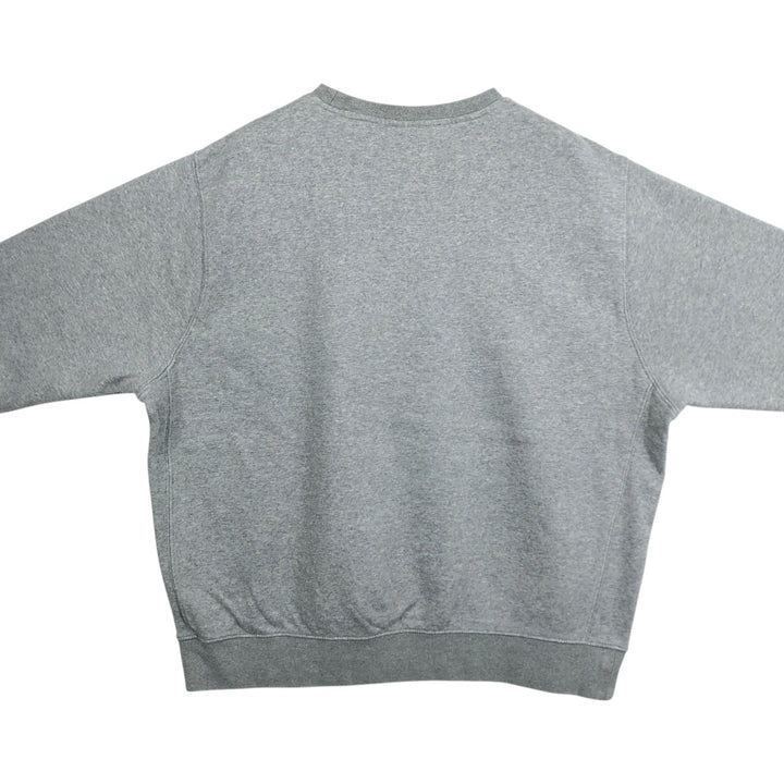 Nike logo sweatshirt, sweatshirt, men's size XL cotton gray type Vintage Second Hand