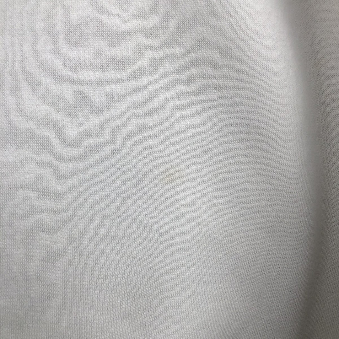 Adidas logo sweatshirt, men's size S cotton white type Vintage Second Hand