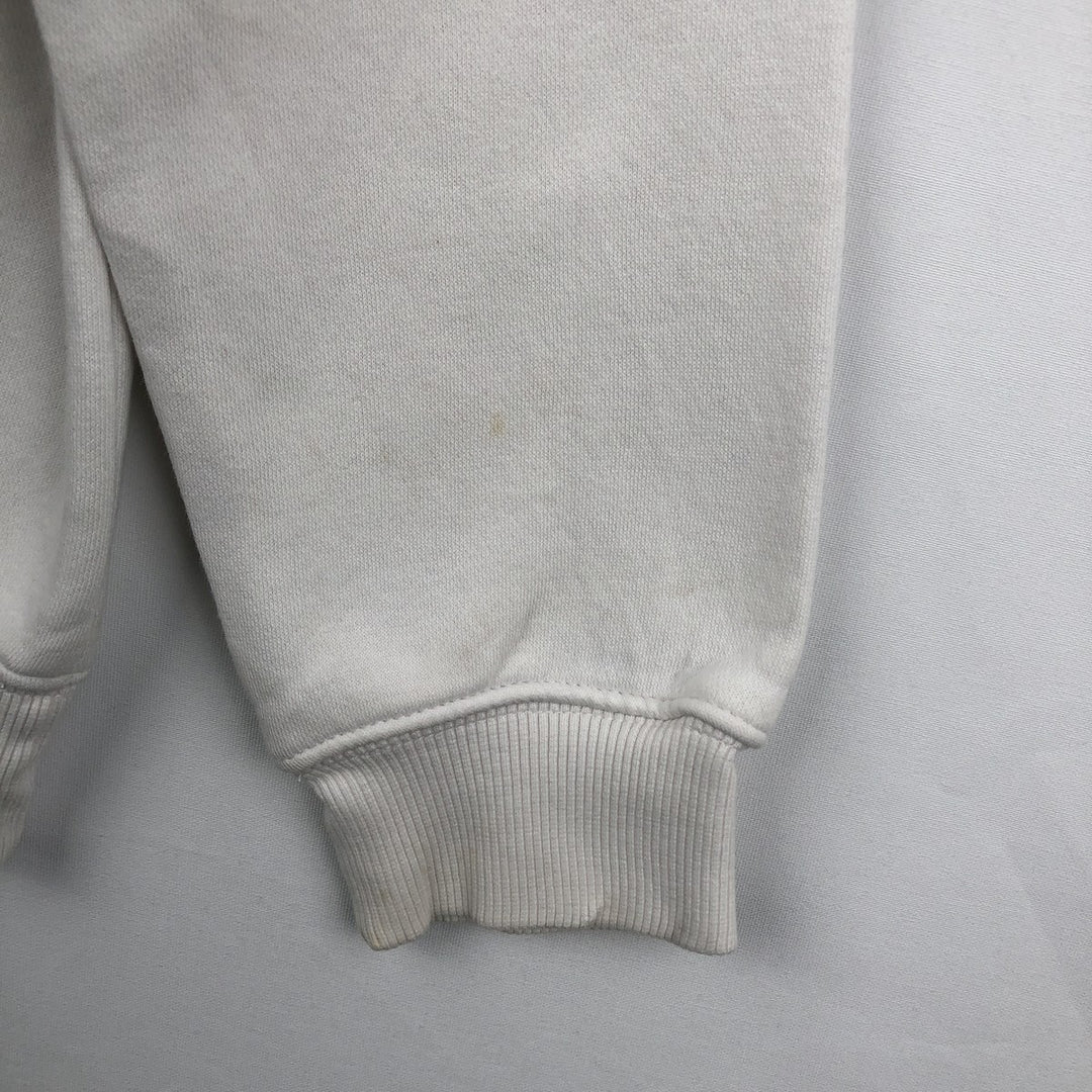 Adidas logo sweatshirt, men's size S cotton white type Vintage Second Hand