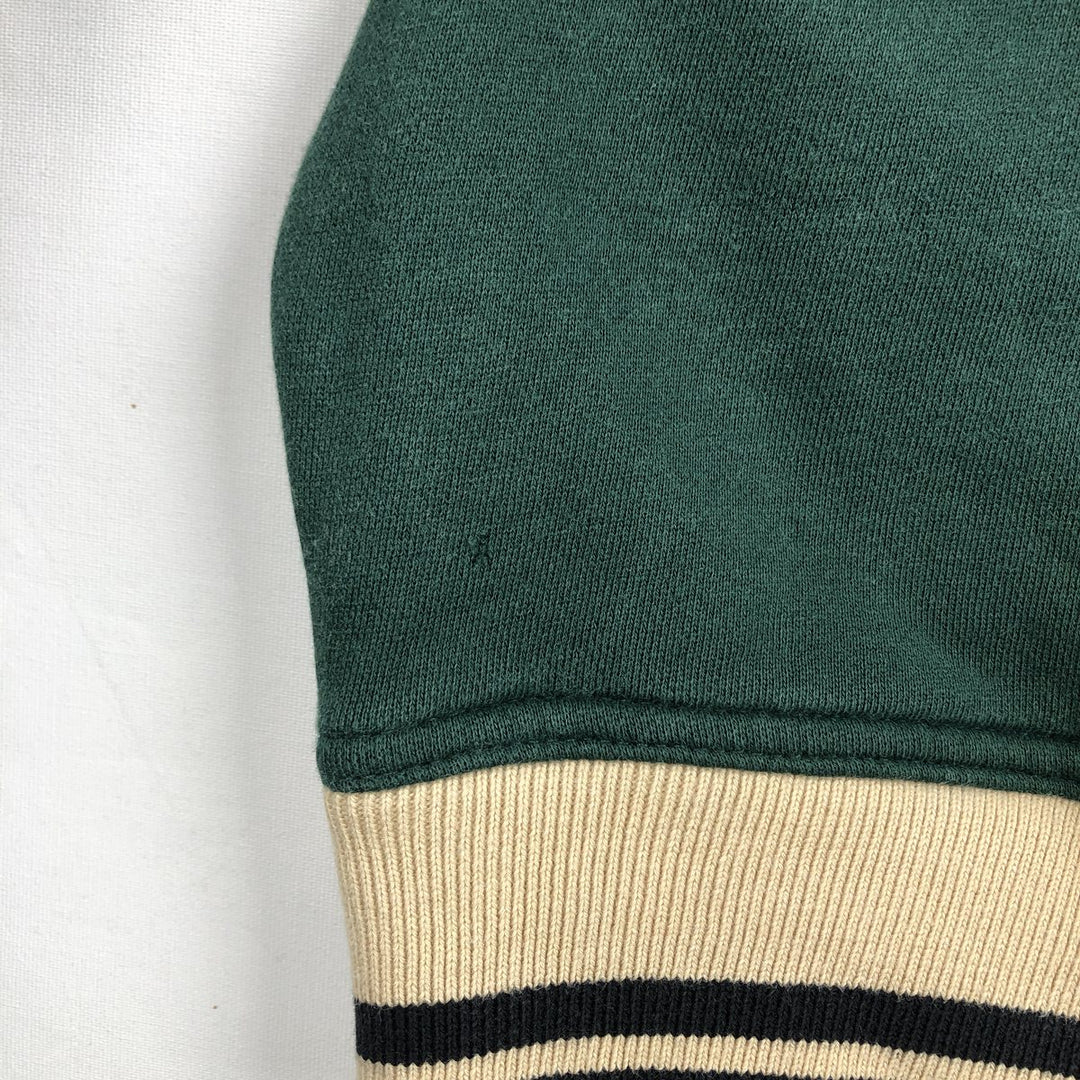 90'S FILA Logo Sweatshirt, Men's XXL equivalent, Vintage cotton green type Vintage Second Hand