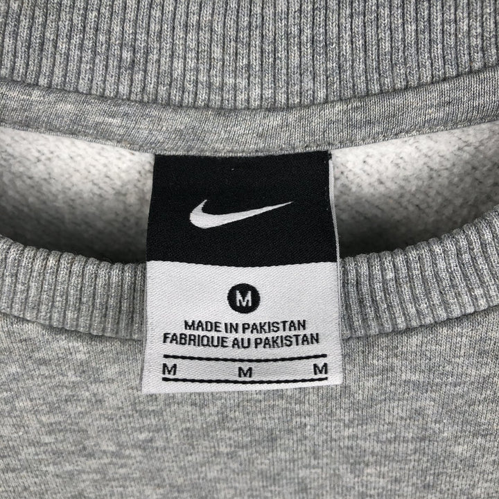 Nike One Point Logo Sweatshirt, Trainer, Men's M Size cotton gray type Vintage Second Hand