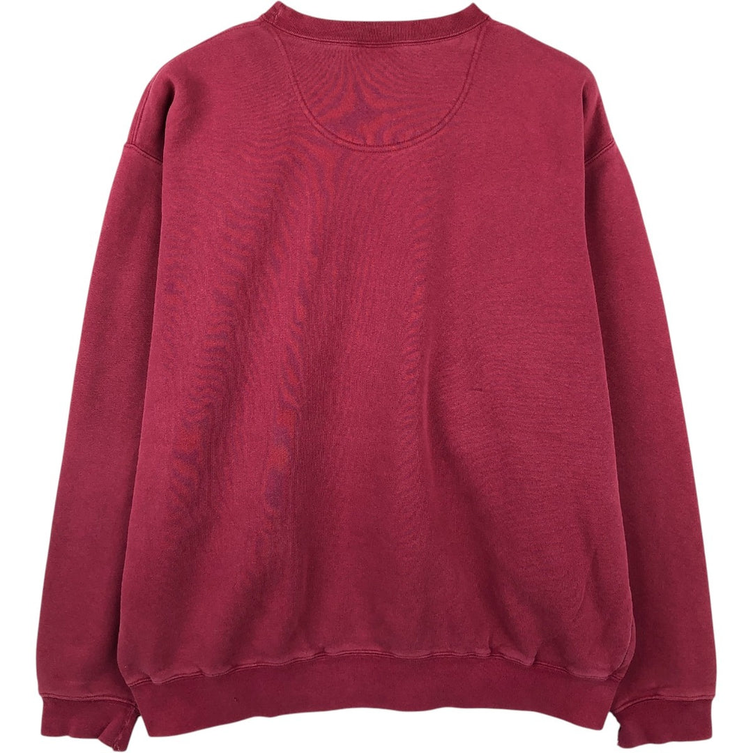 2000'S Nike Team Logo Sweatshirt, Men's Size L cotton wine-red Vintage Second Hand