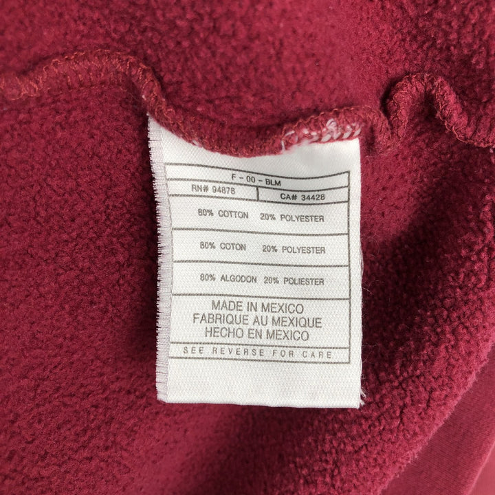 2000'S Nike Team Logo Sweatshirt, Men's Size L cotton wine-red Vintage Second Hand
