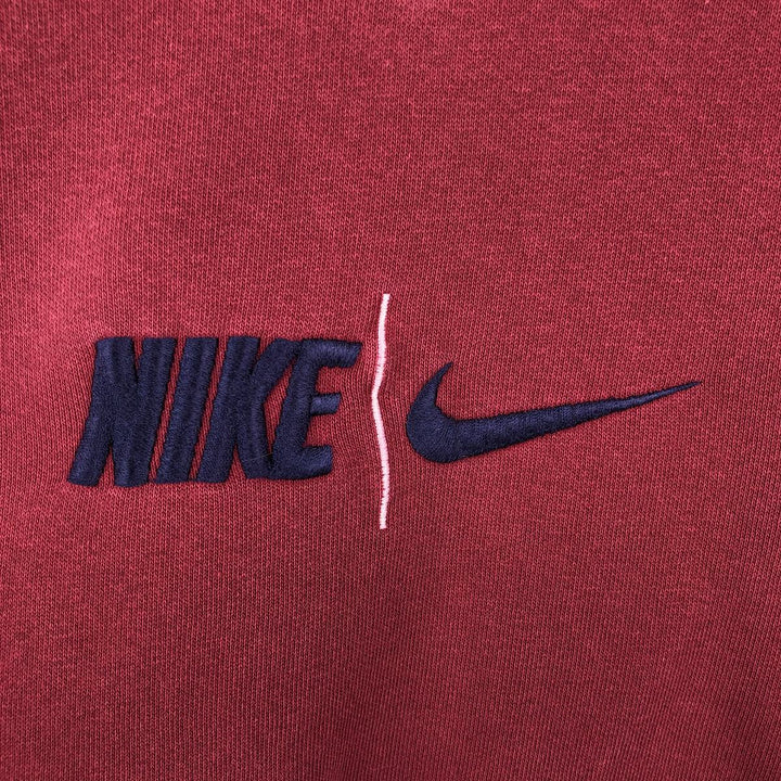 2000'S Nike Team Logo Sweatshirt, Men's Size L cotton wine-red Vintage Second Hand