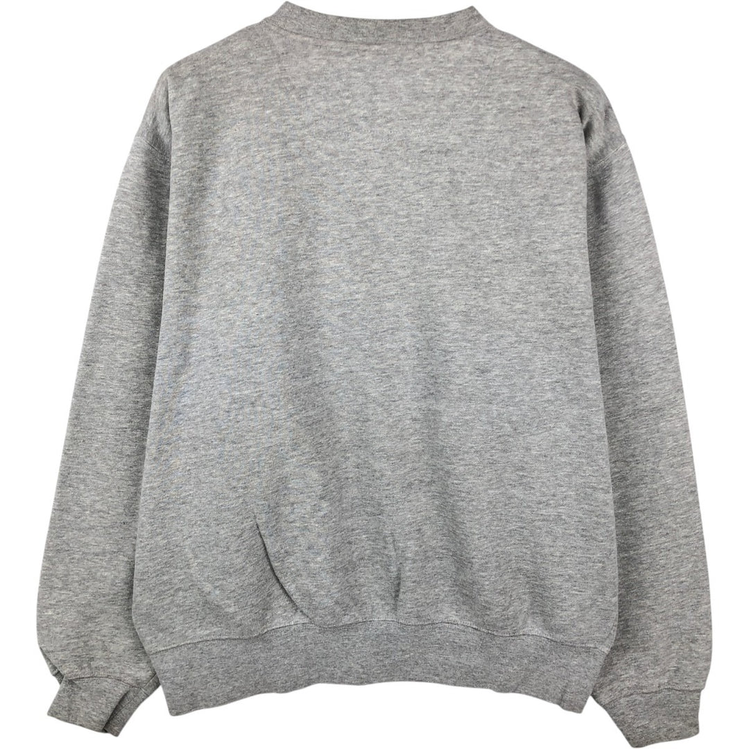 2000'S Nike Team Center Logo College Sweatshirt (Men's Size M) cotton gray type Vintage Second Hand