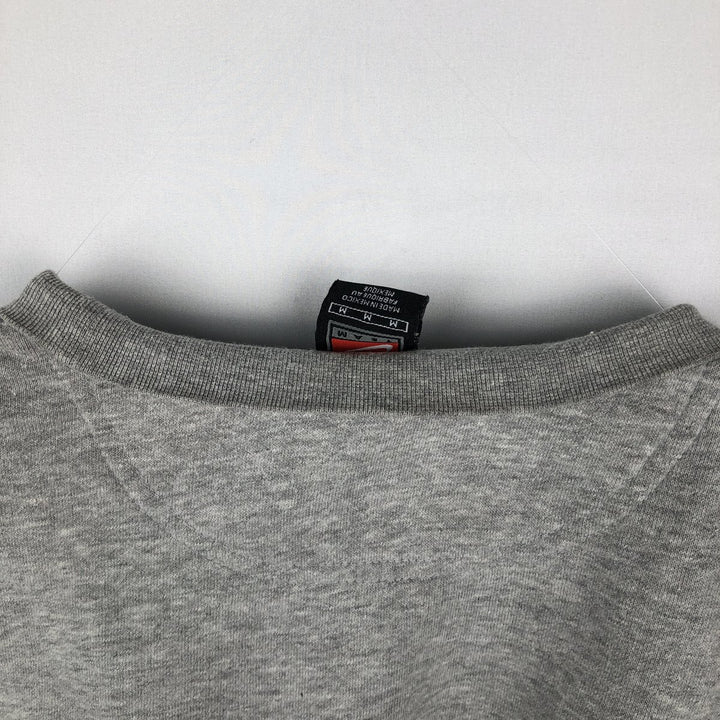 2000'S Nike Team Center Logo College Sweatshirt (Men's Size M) cotton gray type Vintage Second Hand