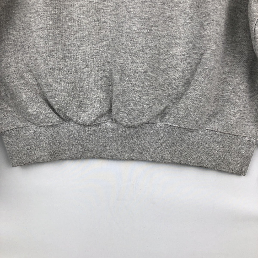 2000'S Nike Team Center Logo College Sweatshirt (Men's Size M) cotton gray type Vintage Second Hand