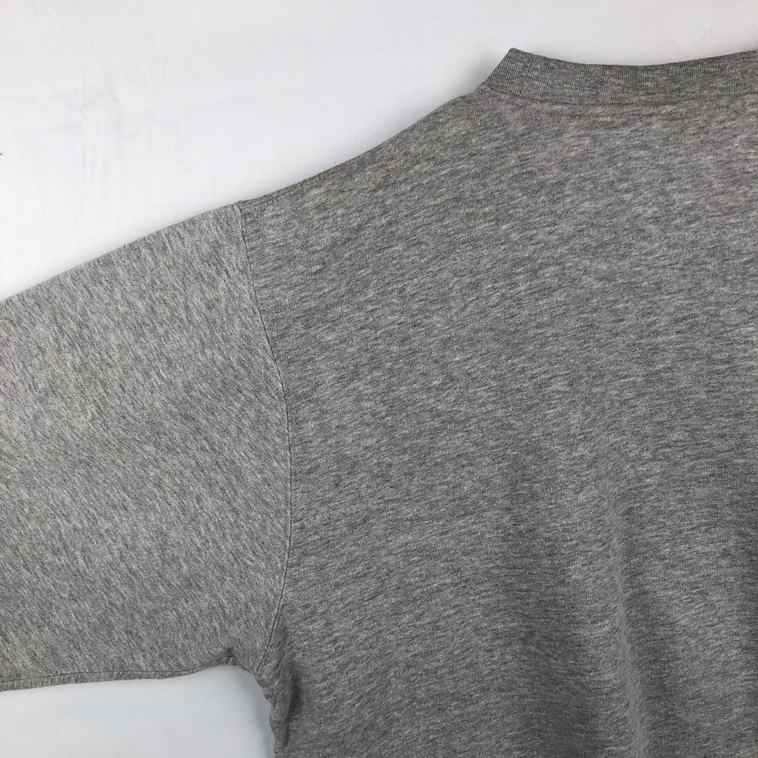2000'S Nike Team Center Logo College Sweatshirt (Men's Size M) cotton gray type Vintage Second Hand