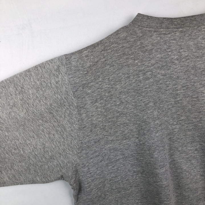 2000'S Nike Team Center Logo College Sweatshirt (Men's Size M) cotton gray type Vintage Second Hand