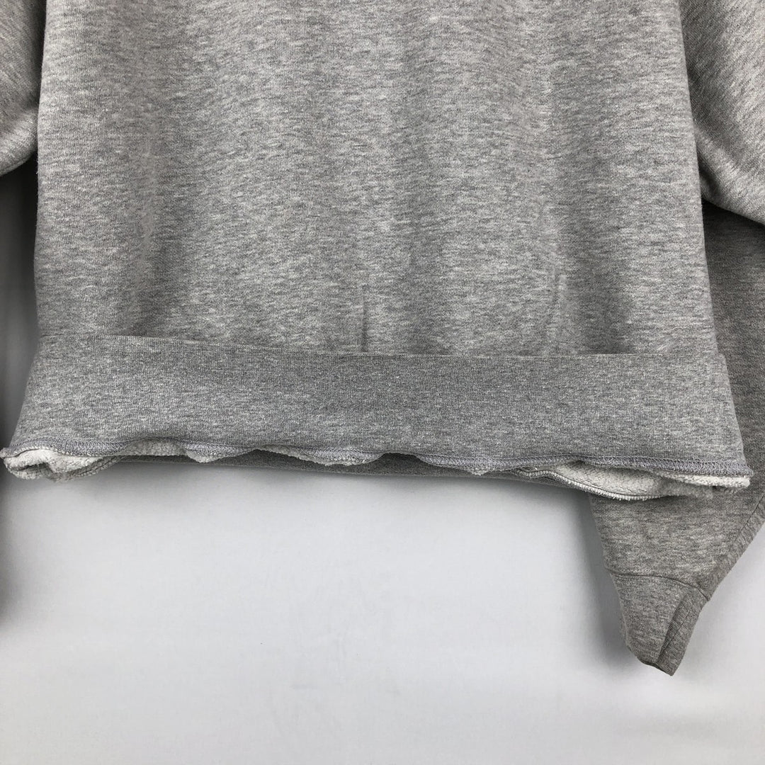 2000'S Nike Team Center Logo College Sweatshirt (Men's Size M) cotton gray type Vintage Second Hand