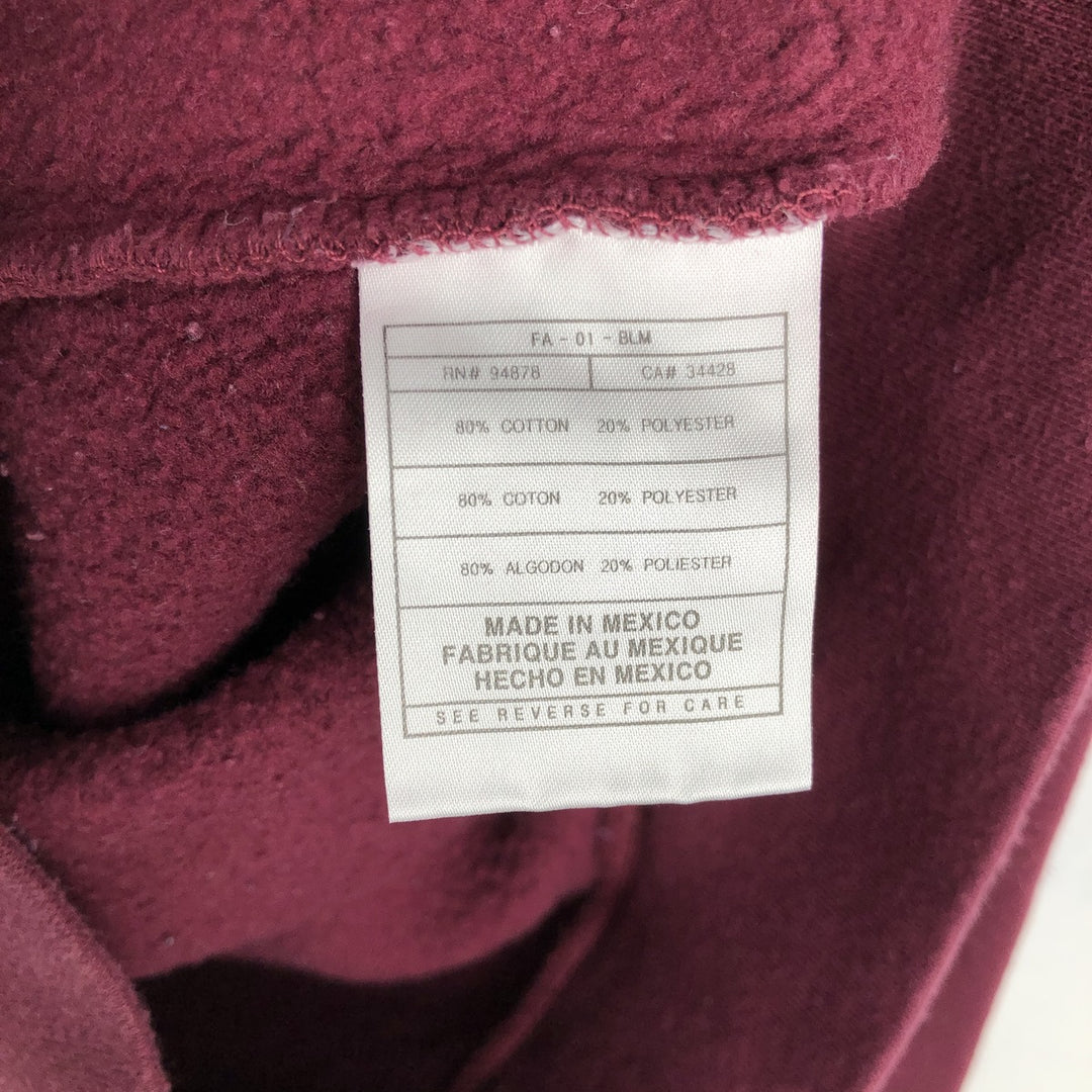~2000'S Nike TEAM HARVARD Harvard University Center Logo College Sweatshirt (Men's Size L) cotton wine-red Vintage Second Hand