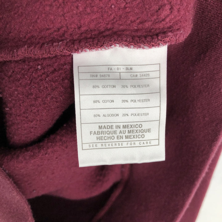 ~2000'S Nike TEAM HARVARD Harvard University Center Logo College Sweatshirt (Men's Size L) cotton wine-red Vintage Second Hand