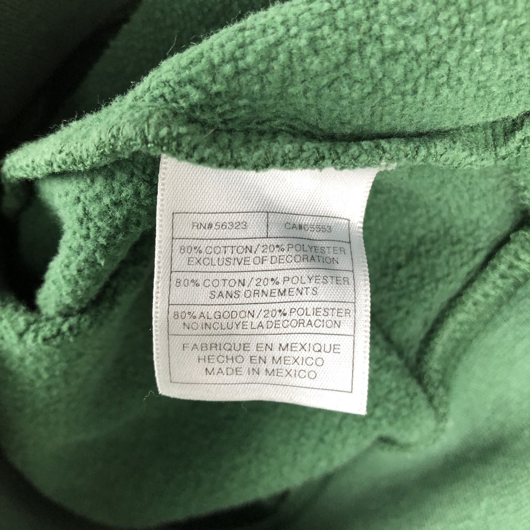 ~2000'S Nike TEAM MICHIGAN STATE Michigan State University Center Logo College Sweatshirt (Men's Size M) cotton green type Vintage Second Hand