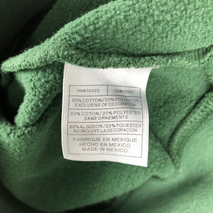 ~2000'S Nike TEAM MICHIGAN STATE Michigan State University Center Logo College Sweatshirt (Men's Size M) cotton green type Vintage Second Hand
