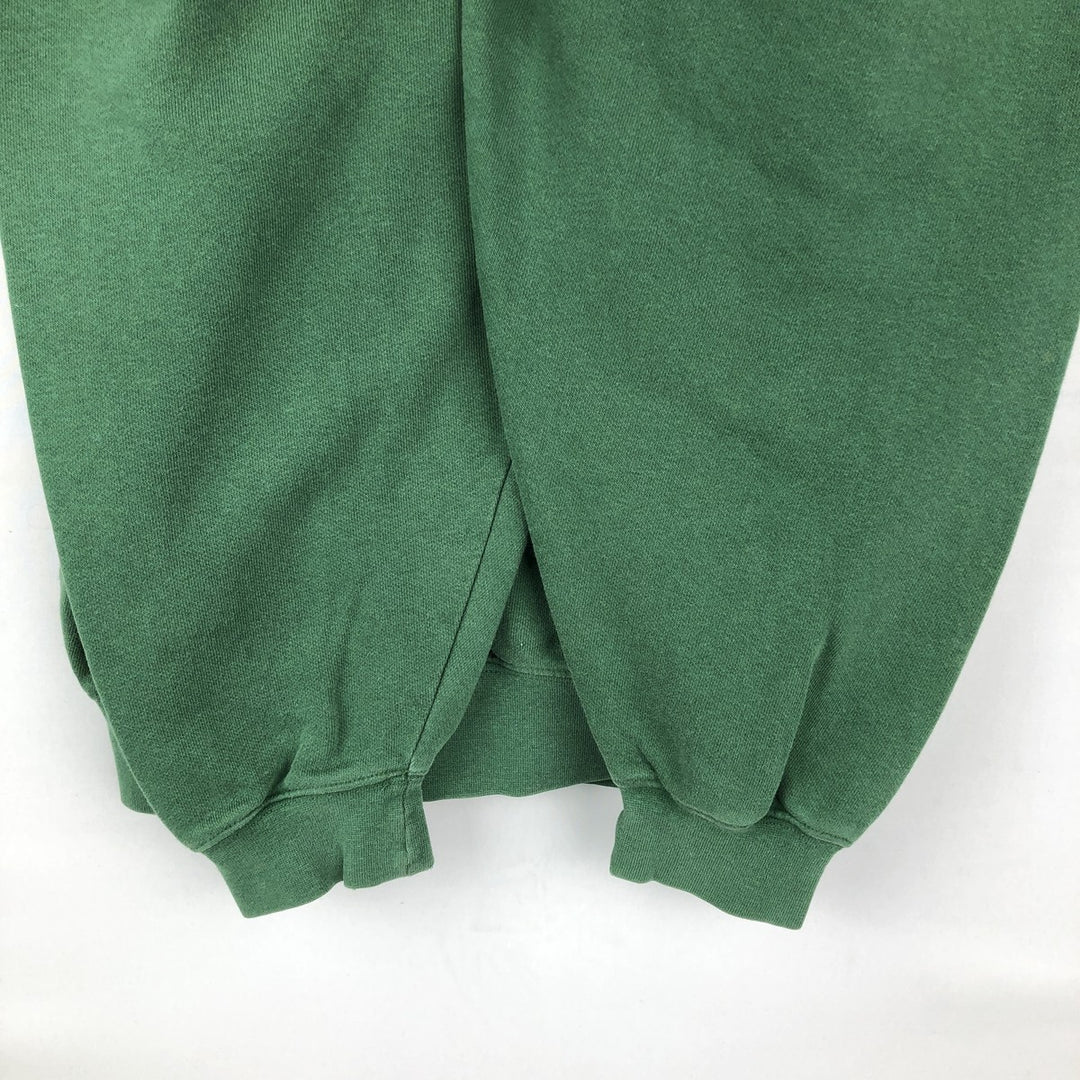 ~2000'S Nike TEAM MICHIGAN STATE Michigan State University Center Logo College Sweatshirt (Men's Size M) cotton green type Vintage Second Hand