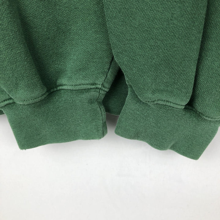~2000'S Nike TEAM MICHIGAN STATE Michigan State University Center Logo College Sweatshirt (Men's Size M) cotton green type Vintage Second Hand