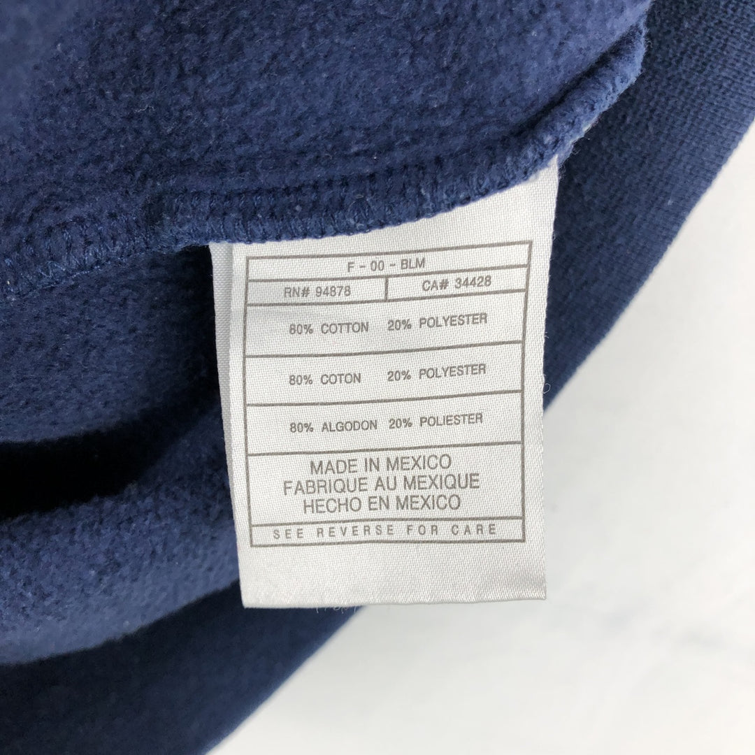 2000'S Nike TEAM MLB NEW YORK YANKEES New York Yankees Print Sweatshirt (Men's Size M) cotton navy blue type Vintage Second Hand