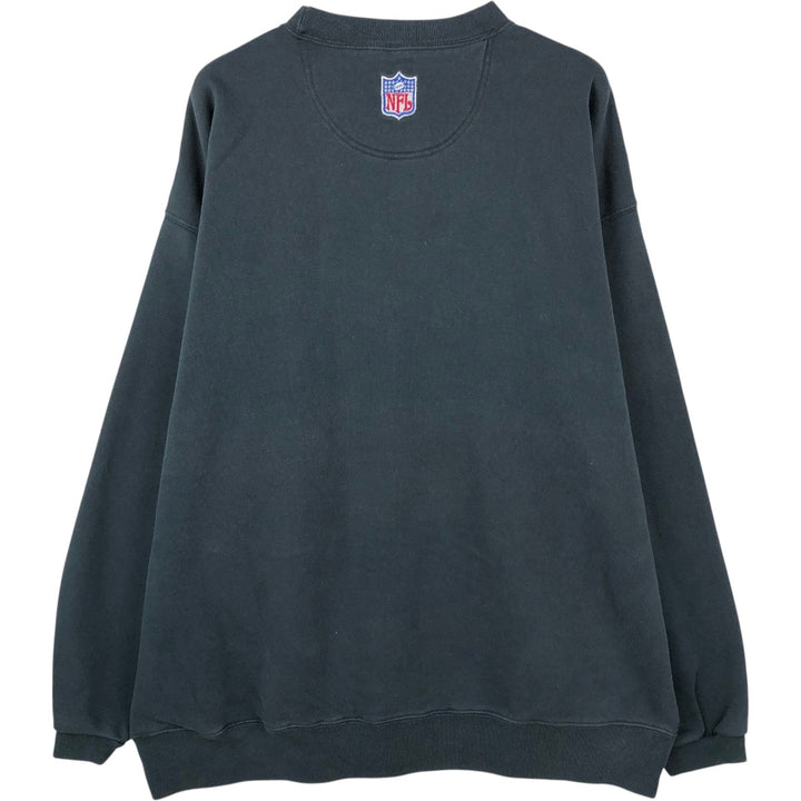 2000'S Nike TEAM Center Logo Tampa Bay Buccaneers Sweatshirt (Men's XL equivalent) unclear black type Vintage Second Hand