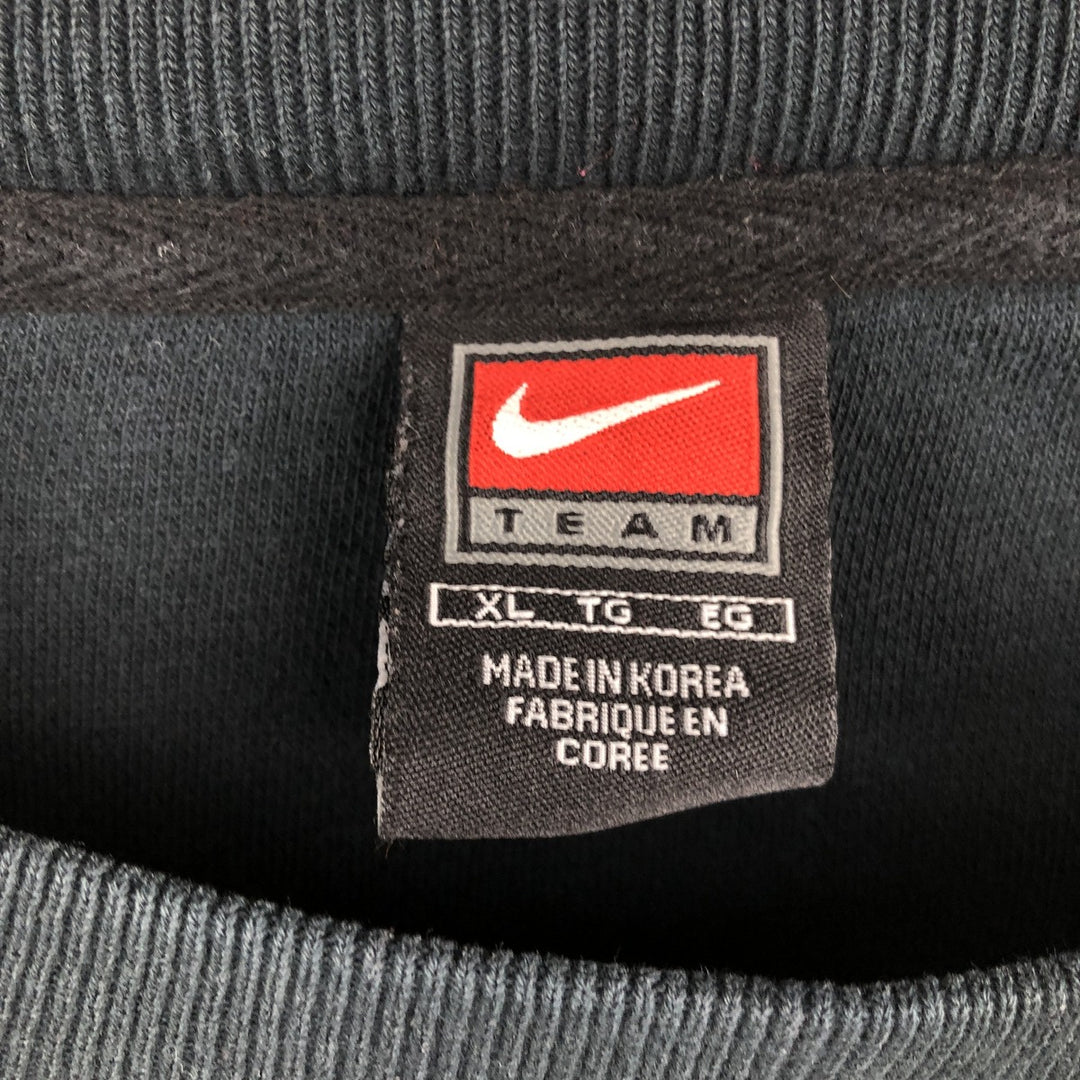 2000'S Nike TEAM Center Logo Tampa Bay Buccaneers Sweatshirt (Men's XL equivalent) unclear black type Vintage Second Hand