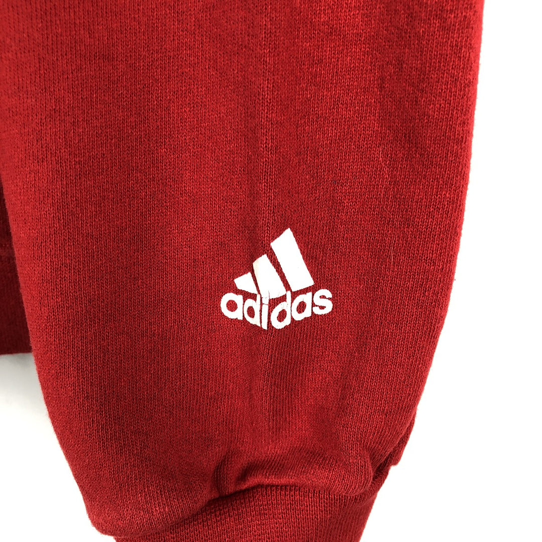 ~2000'S Adidas College Sweatshirt, Men's Size XL cotton red type Vintage Second Hand