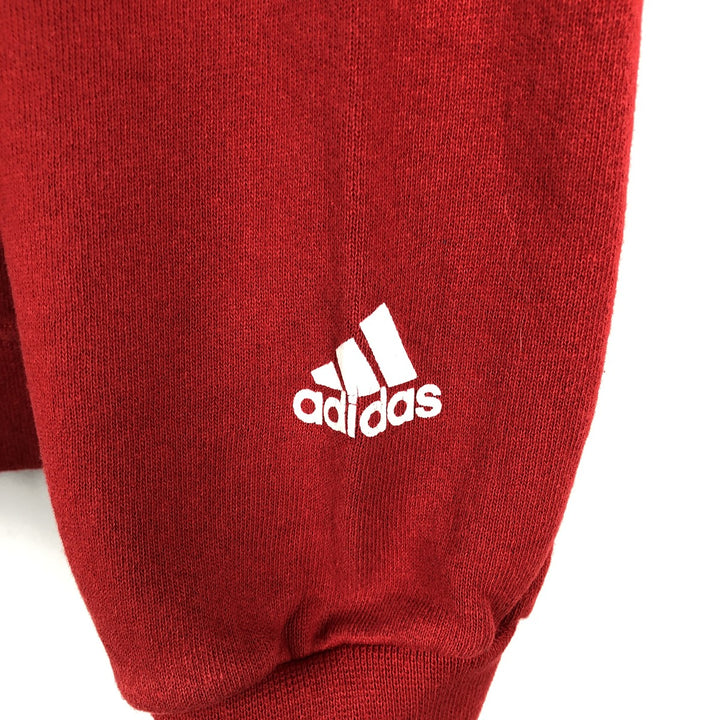 ~2000'S Adidas College Sweatshirt, Men's Size XL cotton red type Vintage Second Hand