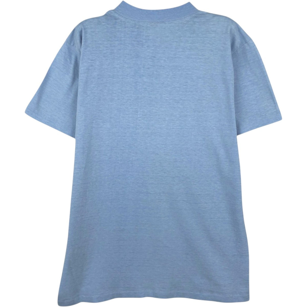 ~90'S Whale Pattern Animal T-Shirt, Men's Size S (Equivalent), Vintage unclear Blue type light blue Vintage Second Hand