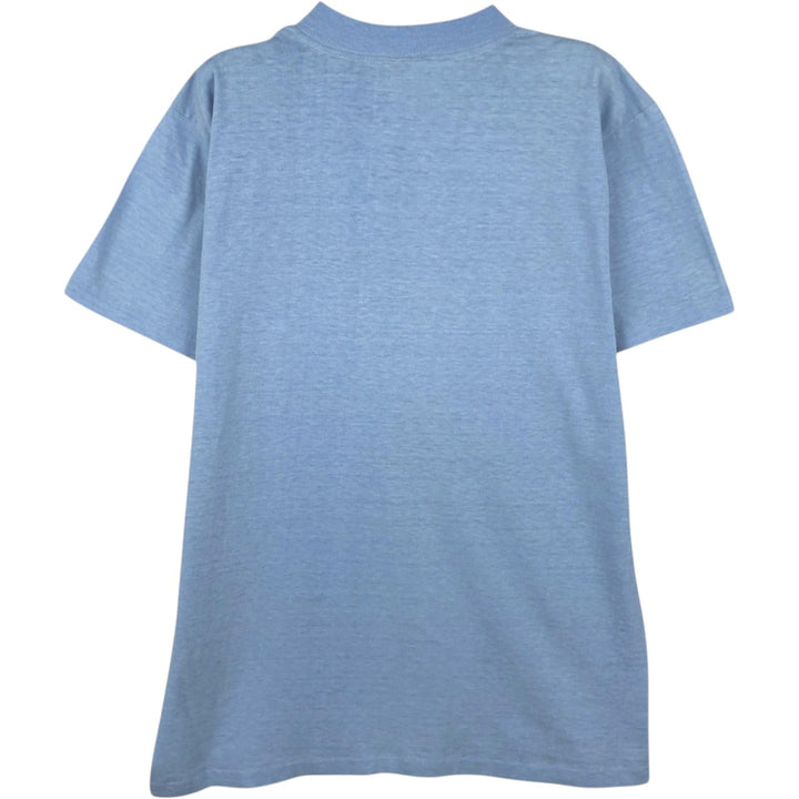 ~90'S Whale Pattern Animal T-Shirt, Men's Size S (Equivalent), Vintage unclear Blue type light blue Vintage Second Hand