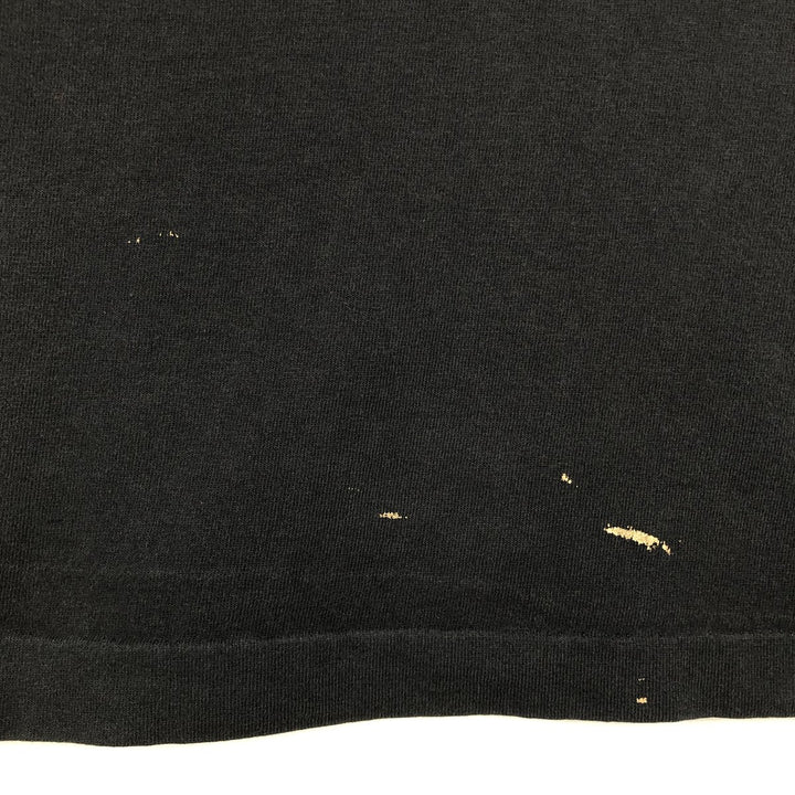 80s-90'S Screen Stars Premium T-shirt, tiger pattern, animal t-shirt, men's size L equivalent, vintage. cotton black type Vintage Second Hand