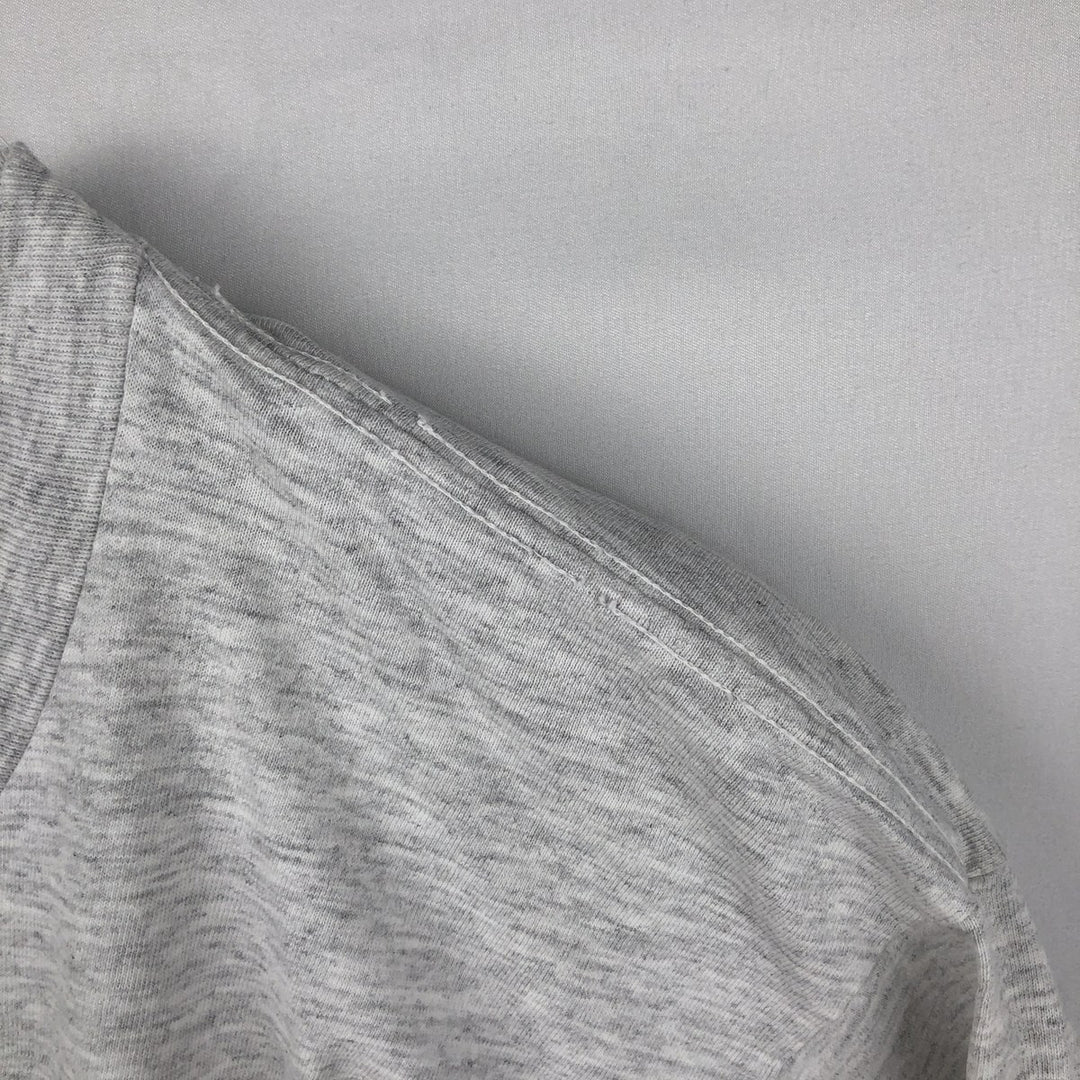 ~90'S College T-shirt, Men's Size L (approx.), Vintage unclear gray type Vintage Second Hand