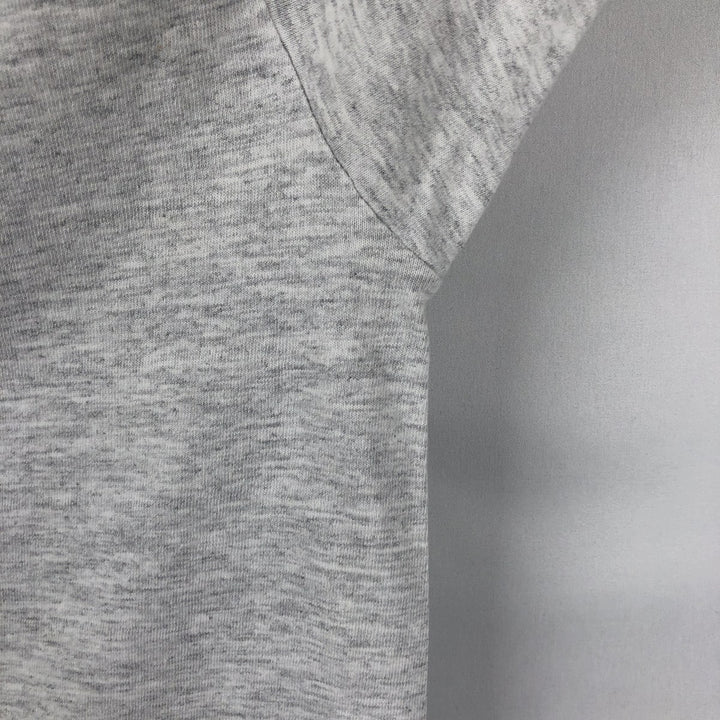 ~90'S College T-shirt, Men's Size L (approx.), Vintage unclear gray type Vintage Second Hand