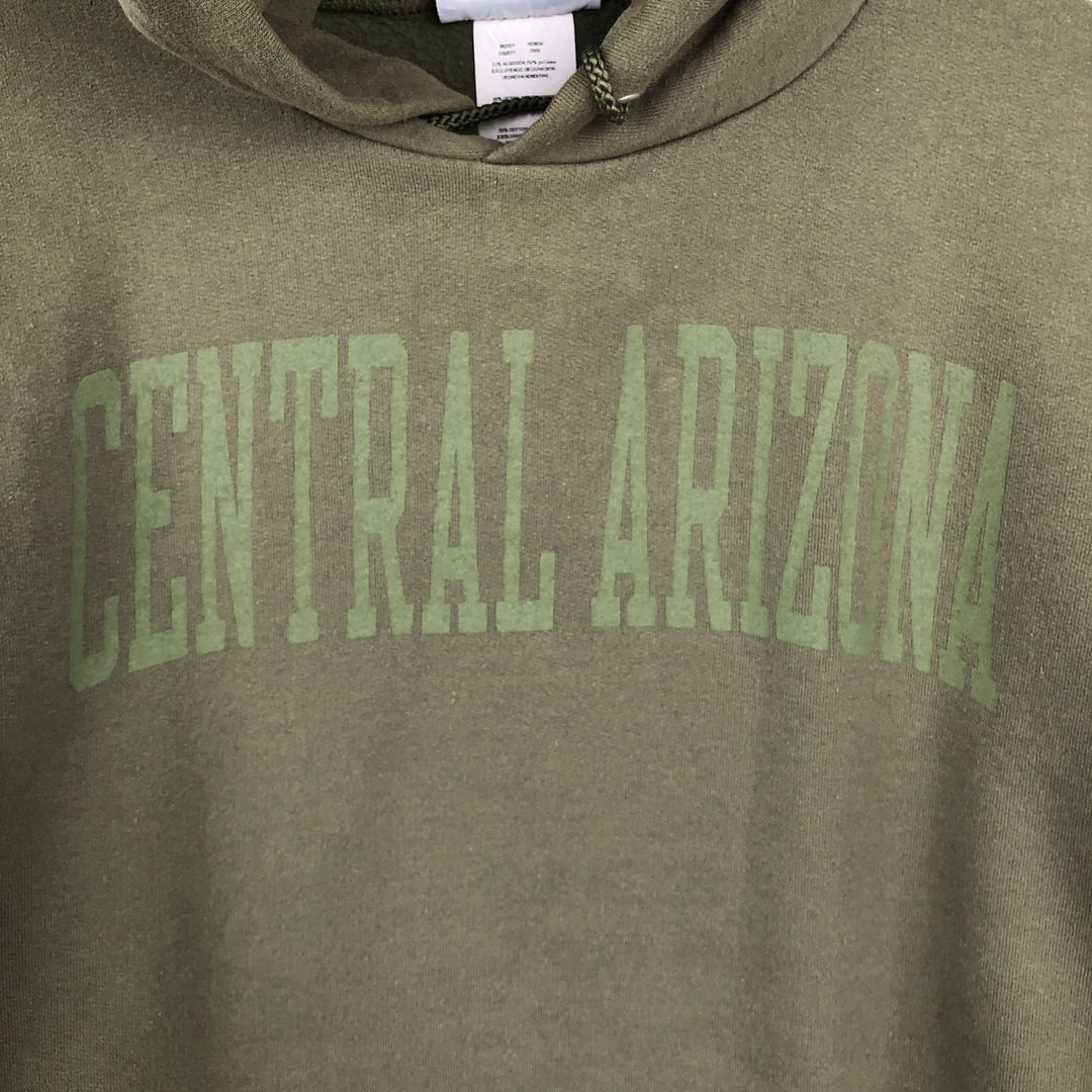 Champion ATHLETIC AUTHENTICWEAR Sweatshirt Pullover Hoodie, Men's Size M (approx.) cotton green type yellow green Vintage Second Hand