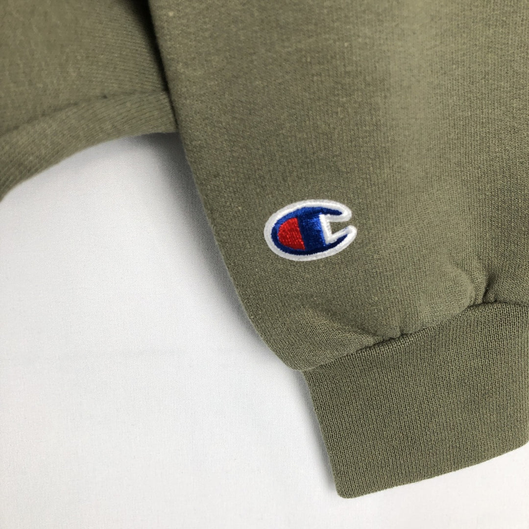 Champion ATHLETIC AUTHENTICWEAR Sweatshirt Pullover Hoodie, Men's Size M (approx.) cotton green type yellow green Vintage Second Hand