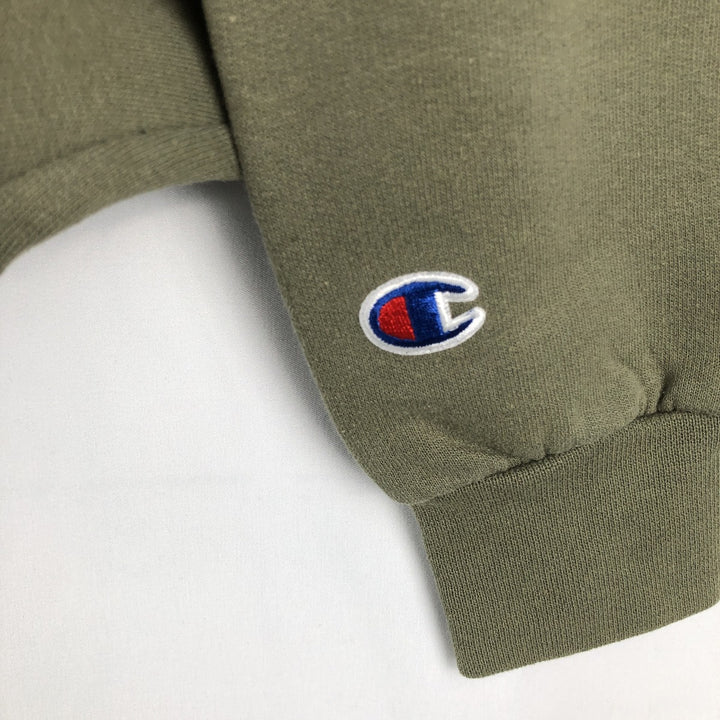 Champion ATHLETIC AUTHENTICWEAR Sweatshirt Pullover Hoodie, Men's Size M (approx.) cotton green type yellow green Vintage Second Hand