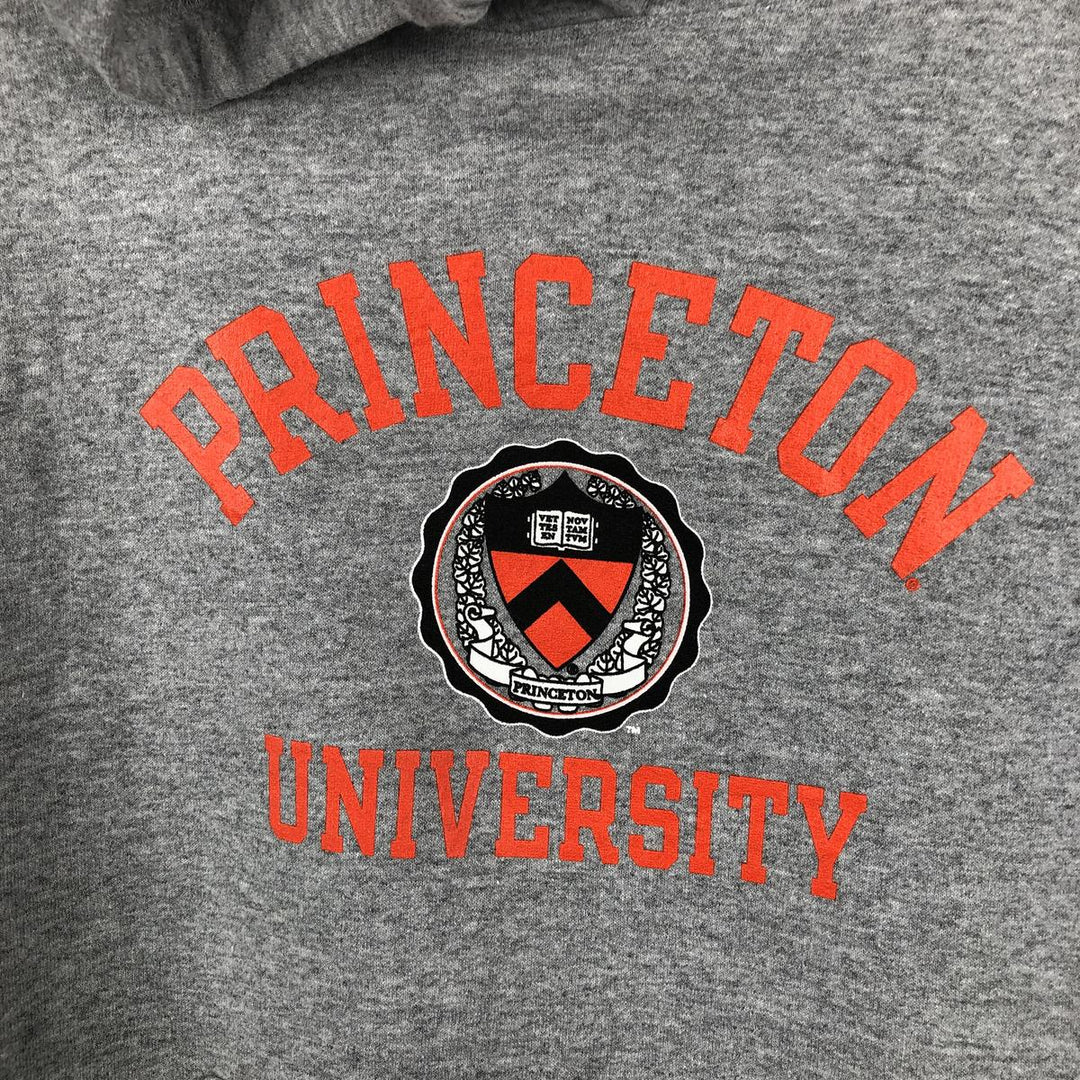 Champion PRINCETON Princeton University College Sweatshirt Pullover Hoodie, Men's Size XL (approx.) cotton gray type Vintage Second Hand