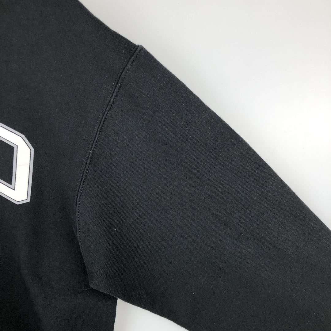 Champion ECO FLEECE College Sweatshirt Pullover Hoodie (Men's Size S) - 2000s cotton black type Vintage Second Hand