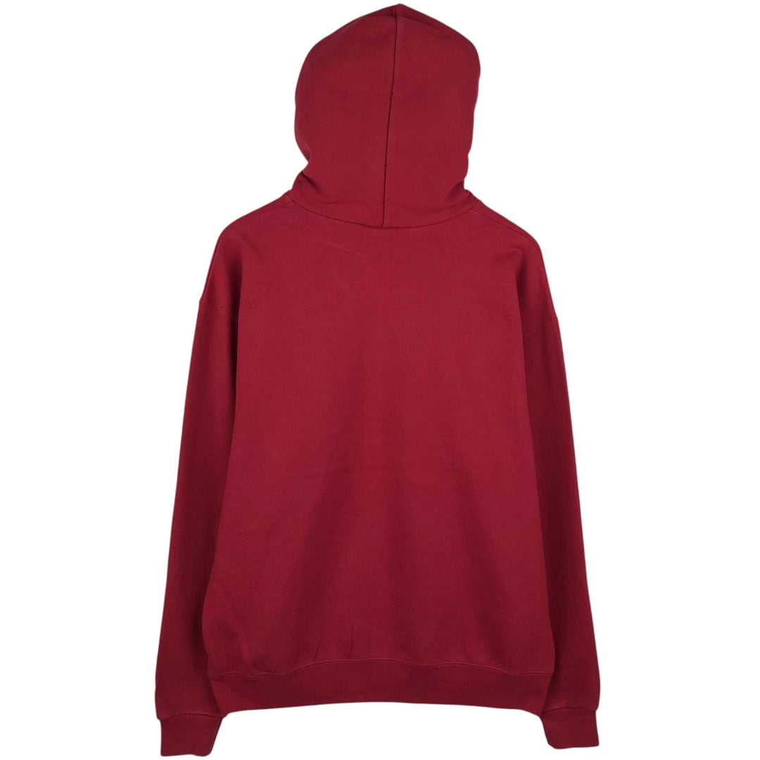 Champion ECO FLEECE College Sweatshirt Pullover Hoodie, Men's Size L cotton red type Vintage Second Hand