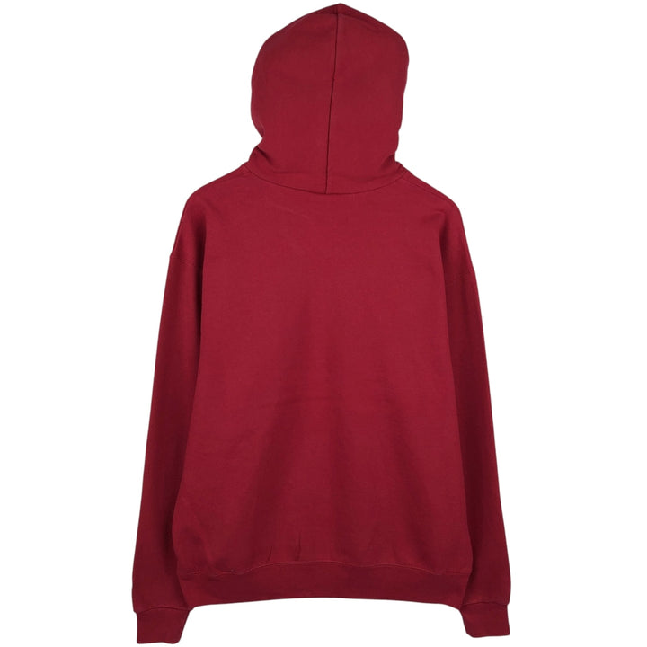 Champion ECO FLEECE College Sweatshirt Pullover Hoodie, Men's Size L cotton red type Vintage Second Hand