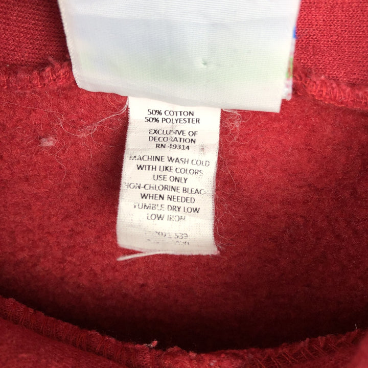 Champion ECO FLEECE College Sweatshirt Pullover Hoodie, Men's Size L cotton red type Vintage Second Hand