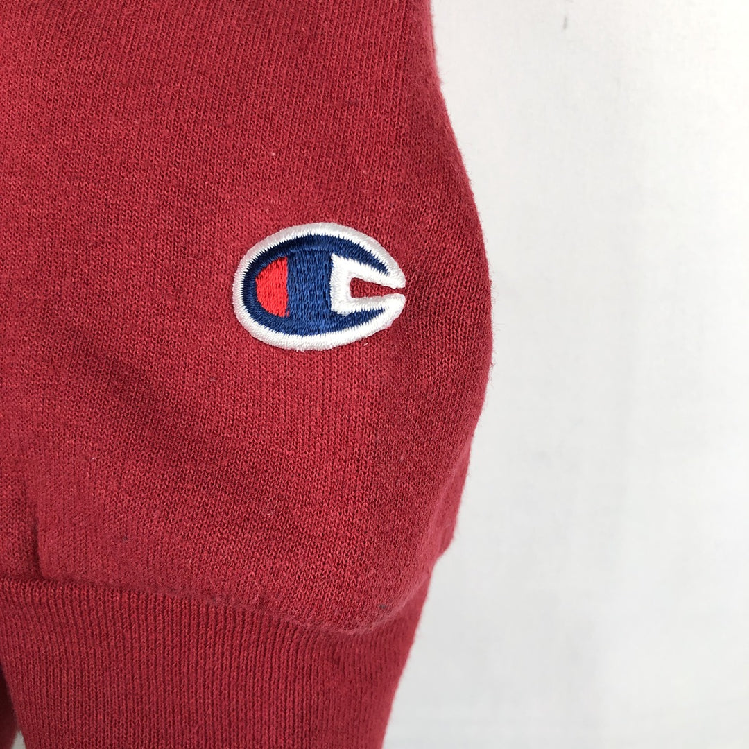 Champion ECO FLEECE College Sweatshirt Pullover Hoodie, Men's Size L cotton red type Vintage Second Hand