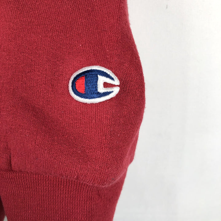 Champion ECO FLEECE College Sweatshirt Pullover Hoodie, Men's Size L cotton red type Vintage Second Hand